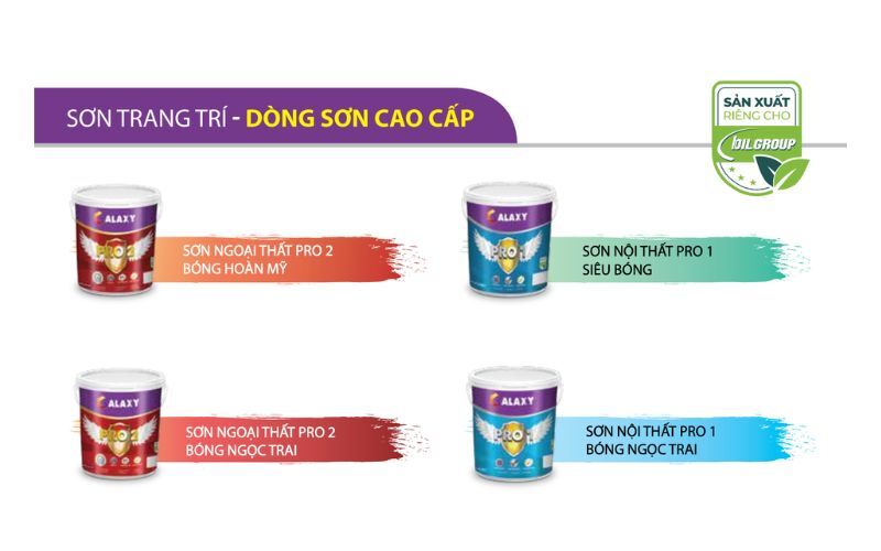 Gợi ý một số sản phẩm sơn Pro trang trí cao cấp 